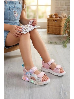 Vicco 332.P26Y.176 Pudra Aira Anatomik Kız Çocuk Sandalet
