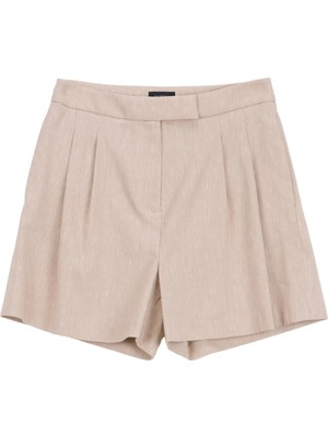 Fabrika Normal Bel Regular Fit Bej Kadın Şort F6SL-SHT0082