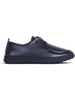 Ayakcenter Ayzen 1055 Siyah Kadın Loafer Ayakkabı