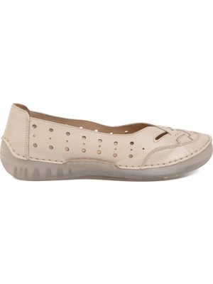 Ayakmod Premium 44401 Z Bej Kadın Günlük Ayakkabı