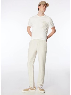 Fabrika Bej Erkek Basic Chino Pantolon F4SM-PNT 0441