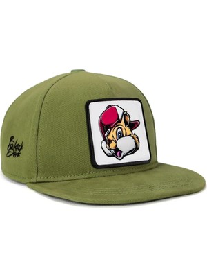 BlackBörk Hip Hop Kids Sincap Logolu Yeşil Çocuk Şapka