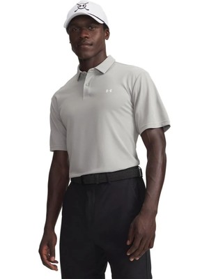 Under Armour T2G Pique Erkek Gri Polo Yaka Tişört
