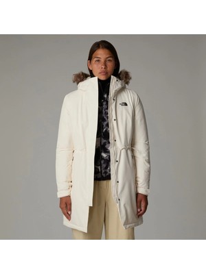 The North Face W Zaneck Parka Kadin Beyaz Mont NF0A4M8YQLI1