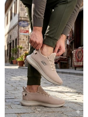 Fort 0085 Pasomia Rahat Hafif Anatomik Triko Bağcıksız Sneaker Spor Ayakkabı