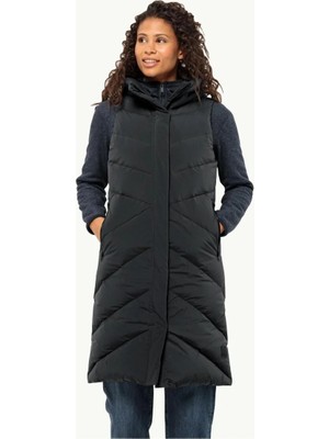 Jack Wolfskin Marıenplatz Vest W Kadin Siyah Yelek 1207461-6350