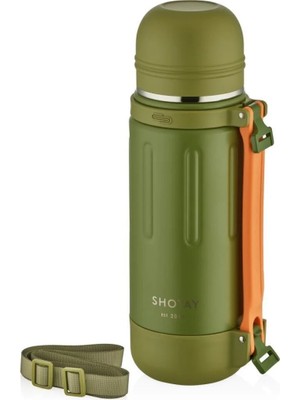 Shotay Çelik Termos Take Trip 1200ML Yeşil
