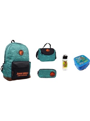 Jurassic World Okul Çantası Seti (5 Parça)