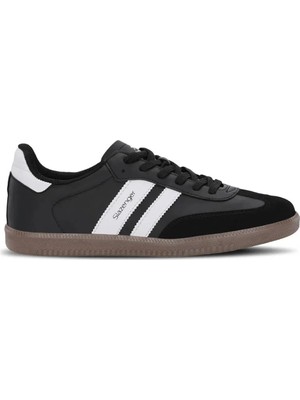Slazenger Indıa Unisex Siyah Beyaz Sneaker Günlük Spor Ayakkabı