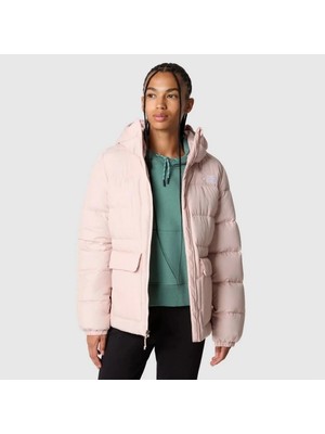 The North Face Gotham Kadın Pembe Kapüşonlu Mont