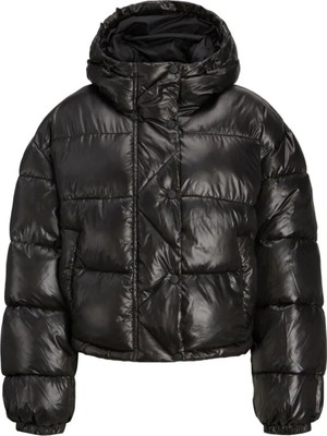 JJXX 12236544 Jxpearl Shine Puffer Ceket Otw Sn Siyah