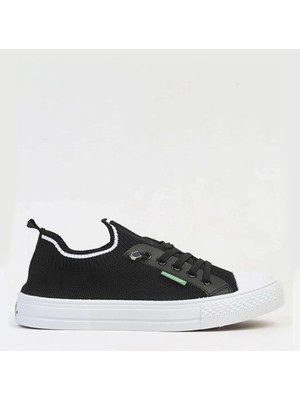 Benetton 10233 Kadın Günlük Sneaker Ayakkabı Siyah