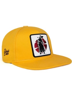 BlackBörk Hip Hop Kids Samuray Logolu Sarı Çocuk Beyzbol Şapka