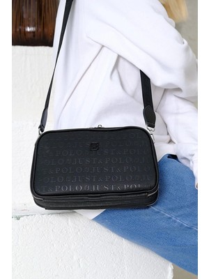 Just Polo Kadın Ayarlanabilir Askılı 6 Bölmeli Mini Çanta ve Cüzdan Kombini PBU4023-1003