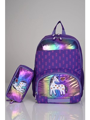U.S. Polo Assn. PLCAN24218 Ilkokul Sırt Çantası + Kalemlik Seti