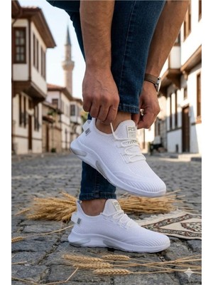 Fort 0062 Pasomia Rahat Hafif Anatomik Triko Bağcıksız Sneaker Spor Ayakkabı