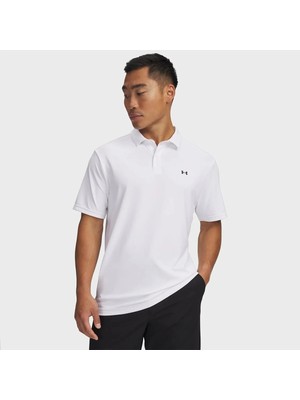 Under Armour T2G Pique Erkek Beyaz Polo Yaka Tişört