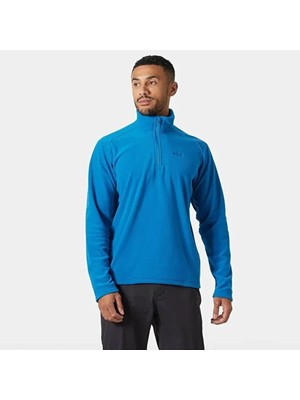 Helly Hansen Polar Mount Fleece Erkek Mavi Dik Yaka Sweatshirt