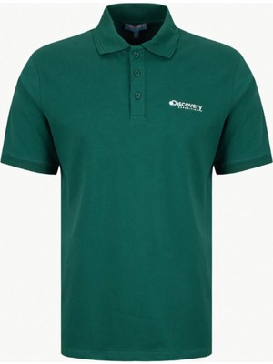 Discovery Expedition D6SM-TST3800 Yeşil Regular Fit Erkek Polo T-Shirt