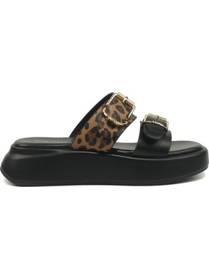 Nine West Hınsey Siyah Kadın Düz Terlik