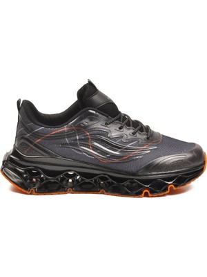Mc Jamper Siyah Füme Memory Foam Bağcıklı Hafif Esnek Erkek Sneaker 2326 M