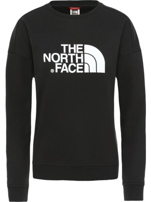 The North Face Drew Peak Kadın Siyah Bisiklet Yaka Sweatshirt