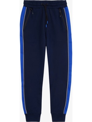 Discovery Expedition D4WM-EA3274 Koyu Mavi Jogger Baskılı Erkek Eşofman Altı