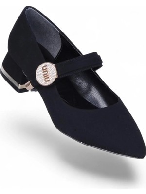 Scarletta S11 Saten 3cm Kadın Topuklu Ayakkabı