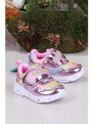 Vicco 346.B23Y.181 Pembe Kita Işıklı Kız Çocuk Ayakkabı