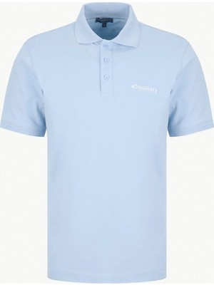 Discovery Expedition D6SM-TST3800 Mavi Regular Fit Erkek Polo T-Shirt