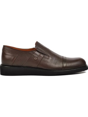 Ayakmod Premium 03256 Kahve Hakiki Deri Erkek Casual Ayakkabı