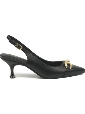 Nine West Acade 6fx Siyah Kadın Topuklu Ayakkabı