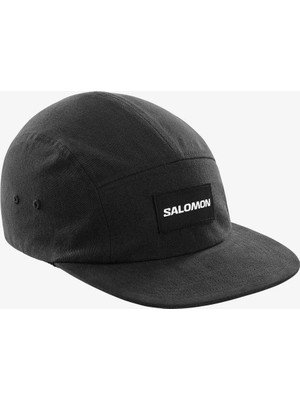 Salomon Five Panel Siyah Şapka