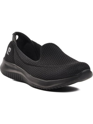 Pierre Cardin PC-30168 Siyah Esnek Fileli Kadın Spor Ayakkabı