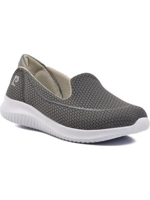 Pierre Cardin PC-30168 Füme Esnek Fileli Kadın Spor Ayakkabı