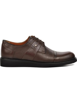 Ayakmod Premium 33233 Kahve Hakiki Deri Erkek Casual Ayakkabı