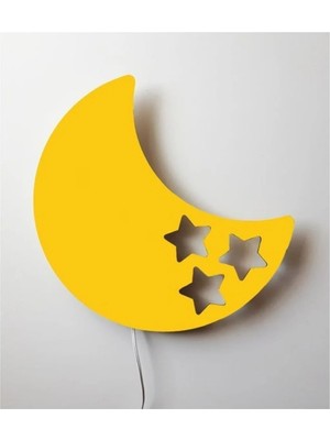 Empressco Ay Gece Lambası Çocuk Odası Bebek Odası Dekoratif Aydınlatma 30 cm