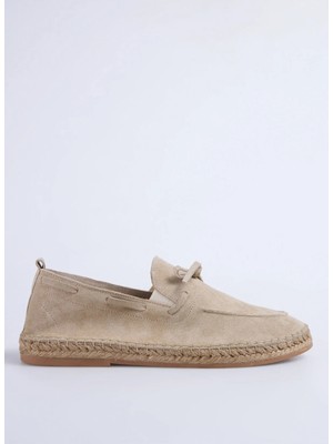 Fabrika Süet Bej Erkek Espadril Raptor