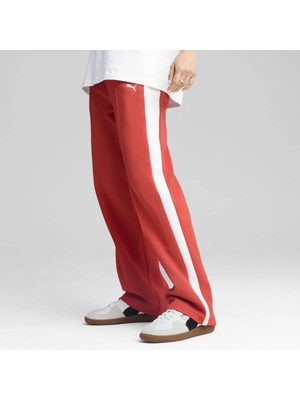 Puma T7 Always On Straight Kadın Kırmızı Eşofman Altı