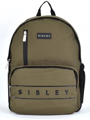 Sisley Okul Sırt Çantası Unisex Çok Gözlü Günlük Seyahat Sırt Çantası