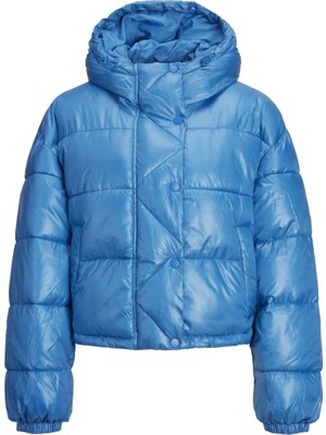 JJXX 12236544 Jxpearl Shine Puffer Ceket Otw Sn Mavi