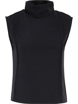 Fabrika Siyah Kadın Basic Bluz F4WL-BLZ0454