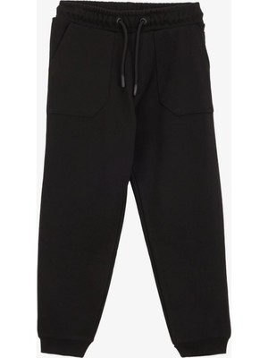 Jeep Siyah Erkek Çocuk Düz Sweatpant J5SB-EA7857