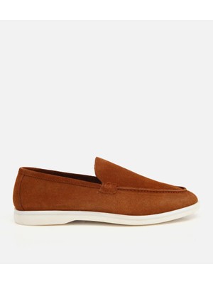 Hotiç 02AYH328500A370 ERKEK Süet Taba Hafif Tabanlı Günlük Loafer