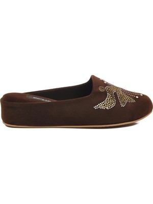 Pierre Cardin PC-55370 Z Kahve Kadın Terlik
