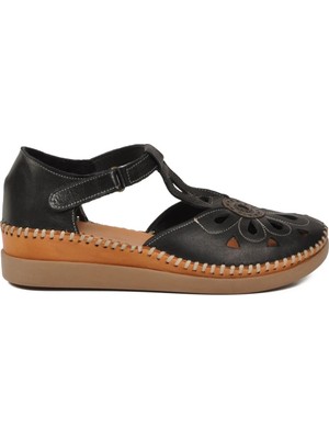 Pierre Cardin PC-54518 Z Siyah Kadın Sandalet