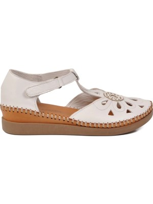 Pierre Cardin PC-54518 Z Beyaz Kadın Sandalet
