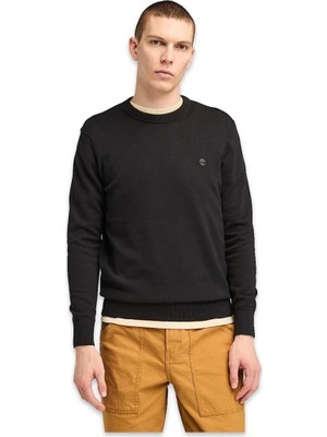 Timberland TB0A2BMM Williams River Cotton Yd Sweater Siyah Erkek Sweatshirt
