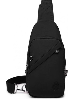 Smart Bags Body Bag Omuz Çantası Krinkıl Kumaş 1239 Siyah