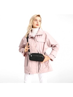 Smart Bags Mini Boy Postacı Çantası ve Cüzdanı Krinkıl Kumaş 1112